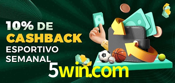 10% de bônus de cashback na 5win.com